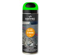 Bombe de peinture - Traceur de chantier SOPPEC vert fluo s mark 3-6 mois - 141918