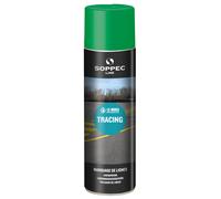 Bombe de peinture - Traceur de ligne SOPPEC pour le marquage vert tracing 500 ml -151605