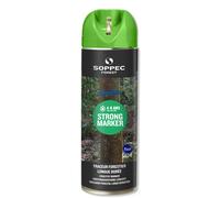 Bombe de peinture - Traceur forestier longue durée non fluorescent vert 4-6 ans strong marker SOPPEC - 131705o