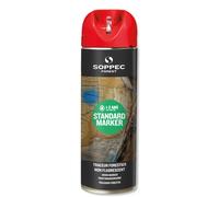 Bombe de peinture - Traceur forestier non fluorescent rouge 1-2 ans standard marker SOPPEC - 131904o
