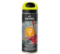 Bombe de peinture - Traceur SOPPEC de chantier fluo tp jaune 9-12 mois - 141517