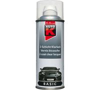 Auto-K Vernis de finition transparent bicouche Bombe aérosol Auto/Moto Brillant 400 ml Réf. 233066