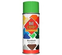 Bombe de peinture - Vert jaune - RAL6018 - Brillant - Décoration - Tous supports - Hit Color - 400ml