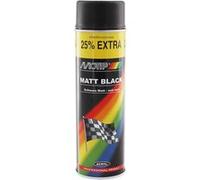 Motip Bombe aérosol Vernis 04006 Noir mat 500 ml Toutes surfaces