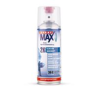 Vernis de Finition 2k SpreyMax - Bombe Aérosol Spray de Vernis de Finition Bicomposant 2k Carosserie Auto Moto - Satiné Mat - 400 ml - Ref. 680067