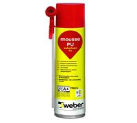Bombe mousse expansive aérosol base PU 750 ml, WEBERFOAM PU, WEBER