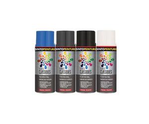 Bombe peinture aérosol SINTO RAL 400 ml rouge clair brillant 925305