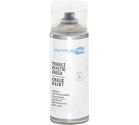 Ambro-Sol V404BP Vernis/Peinture Effet Plâtre, à Base d’Eau avec Effet Ultra Mat, pour Usage Intérieur et Extérieur, Aérosol En Fer-Blanc Recyclable 400 ml, Blanc Pur