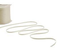 Bomboniere Furlanis - Ruban Satin Double Face, Tissu Italien - Lait, 3 mm x 100 m