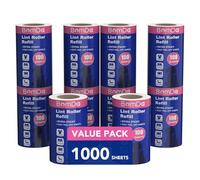 BomDa Rouleau Adhesif Vetement - 540 Feuilles de Recharge Rouleau et 2 Poignées - Rouleau Poils Animaux- Brosse Adhesive Vetement- Brosse Collante Rouleau (1000 Feuilles)