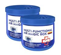 Bomefoi Air Magic Box Boîte de Purification Anti-Poussière,Purification Naturelle par Silencieuse en 2 Pièces | Purificateur d'Air pour Pièces - pour Salon Bureau Cuisine Appartement et Maison