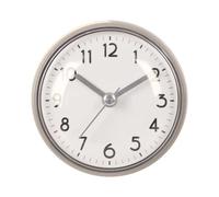 Bomefoi Horloge De Douche Étanche,Réveil avec Ventouse Étanche et Alimentation par Piles,Horloges de Salle de Bain Petites sur Piles de 7,6 cm - pour Maison Chambre À Coucher Salon Cuisine Et