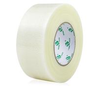 BOMEI PACK Clair Heavy Duty Duct Ruban adhésif pour réparation, fixation, scellement, résistant, imperméable, flexible, Clear Ruban adhésif déchirable à la main sans résidu (50mm*50m)