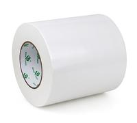BOMEI PACK Gaffa Tape Ruban adhésif blindé blanc 150 mm x 50 m avec forte adhérence Blanc