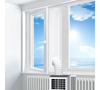 BommFu 300cm Kit D'étanchéité Pour Fenêtre De Climatiseurs Portables, Kit D'aération De Fenêtre 100% Étanche, Protection Anti-air Chaud-froid Étanche Pour Climatiseurs Portables Et Sèche-linge