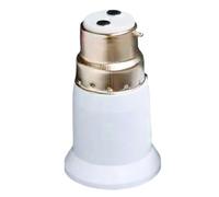 BommFu Adaptateur de Douille pour Lampe | Convertisseur de Douille B22 E27 pour Ampoules - Fixation Stable à Vis de Remplacement pour Plafonnier Applique Lampe Intérieur Extérieur Éclairage Maison
