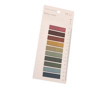 BommFu Marque Page Adhesives, 200 Pièces De Notes Autocollantes, Onglets D'index Notes Adhésives, Marqueurs Adhésifs Inscriptibles Pastel, Fournitures De Papeterie, Accessoires De Livres