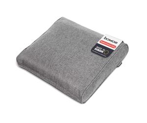 BOMOE Coussin de Jardin Dossier extérieur Protection UV Housse Lavable Banc | 70x40cm gris clair 10cm épaisseur confortable pour fauteuil chaise salon Premium lounge ilano
