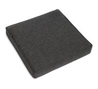 bomoe ilano - Coussin Dossier Jardin Extérieur 50x50cm - Housse Lavable & Protection UV - Coussin Salon Lounge Canapé Anthracite