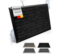 BOMOE paillasson Aluminium antidérapant Inoxydable Porte entrée Bureau