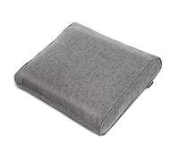 BOMOE Premium Coussin de Jardin Dossier 50x40 cm - Protection UV & Housse Lavable - 10cm Épaisseur - Confortable Coussin Salon de Jardin Exterieur Gris Clair pour Fauteuil Banc Chaise - Ilano