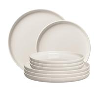 BON Assiettes Set de Démarrage de 8 Ivoire