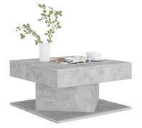 Bon marché * Table centre salon - UU - Table basse - Gris béton 57x57x30 cm - Bois d’ingénierie FR3337