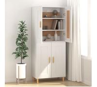 ""Bon plan"" Buffet bahut vaisselier - JILI HOT - Buffet Blanc 69,5x34x90cm - Bois d'ingénierie - commode Salon/Cuisine Thome1291255