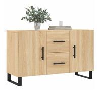 ""Bon plan"" Buffet bahut vaisselier - JILI HOT - Buffet chêne sonoma 100x36x60cm - Bois d'ingénierie - commode Salon/Cuisine