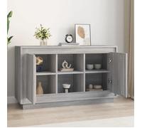 ""Bon plan"" Buffet bahut vaisselier - JILI HOT - Buffet sonoma gris 102x35x60cm - Bois d'ingénierie - commode Salon/Cuisine