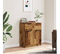 ""Bon plan"" Buffet bahut vaisselier - JILI HOT - Buffet vieux bois 60x30x70cm - Bois d'ingénierie - commode Salon/Cuisine