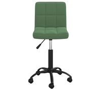 ""Bon plan"" Chaise pivotante de bureau - JILI HOT - 150 kg - Vert foncé Velours Thome8910532