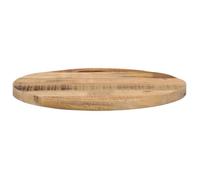""Bon plan"" Dessus de table Plateau pour table - JILI HOT - Ø 50x1 5cm rond - Bois massif de manguier brut Thome2454114
