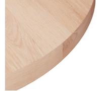 ""Bon plan"" Dessus de table Plateau pour table - JILI HOT - rond Ø40x2,5cm - Bois de chêne massif non traité Thome3747544