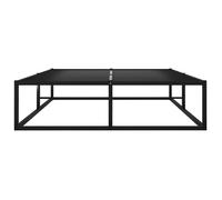 ""Bon plan""Lit 2 places Noir - 120x200 cm - LEMON® - Cadre de lit - sans matelas - noir métal 120x200 cm 1371052