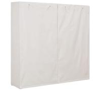 ""Bon plan"" Meuble Penderie Dressing - JILI HOT - Garde-robe Blanc 173x40x170cm Tissu Thome3786127