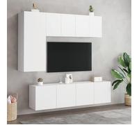 ""Bon plan"" Meubles TV muraux 2 pcs blanc 60x30x41cm - Pour salon Thome7941116