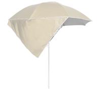 ""Bon plan"" Parasol de plage Imperméable - JILI HOT - UV Protection - avec parois latérales sable 215cm Thome5031722