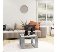 ""Bon plan"" Table basse de salon - JILI HOT - Table d'appoint Gris béton 50x50x35cm - Bois d’ingénierie - Pour chambre/Bureau