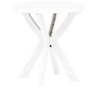 ""Bon plan"" Table de bistro - 2 Personnes - Blanc Ø Table de bistro Blanc Ø70cm Plastique ABHT 6072171