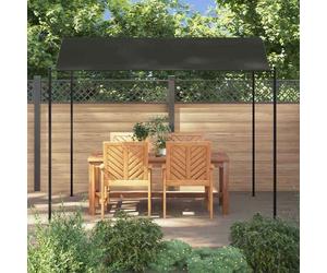 ""Bon plan"" Tonnelle - JILI HOT - Chapiteau et Pavillon Auvent de parasol 3 x 2 4 m Anthracite - Pour Terrasse/jardin Thome3640819