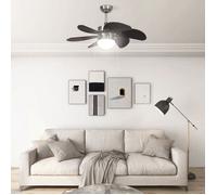 ""Bon plan"" Ventilateur de plafond - JILI HOT - Ventilateur Au Plafond Silencieux avec lampe 76cm Marron foncé Thome1643588