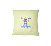 Bona Basics, Housse de Coussin décorative, décoration de la Maison, pour canapé, cafétéria, Taille: 45X45cm, Couleur: Jaune Clair