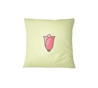 Bona Basics, Housse de Coussin décorative, décoration de la Maison, pour canapé, cafétéria, Taille: 45X45cm, Couleur: Jaune Clair