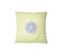 Bona Basics, Housse de Coussin décorative, décoration de la Maison, pour canapé, cafétéria, Taille: 45X45cm, Couleur: Jaune Clair