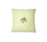 Bona Basics, Housse de Coussin décorative, Housse de Coussin décorative, décoration de Maison, pour canapé, café, Taille : 60 x 60 cm, Couleur : Jaune Clair
