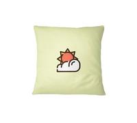 Bona Basics, Taie d'oreiller décorative, Housse de Coussin décorative Décoration de la Maison pour canapé, Cafétéria, Taille: 60 x 60 cm, Couleur: Jaune Clair