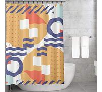 Bonamaison Rideau de Douche, Polyester, Multicolore, 150X200 Cm