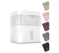 BonAura 1234567890® Déshumidificateur AirOne Lite sans électricité avec ventilation à 360°, déshumidificateur d'ambiance avec bec verseur et 450 g de granulés déshumidificateurs, déshumidificateur d'a