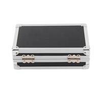 Bonbela Boîtier en Aluminium, Boîte de Rangement Multifonctionnelle Portable avec Renfort de Sangle en Métal pour Machine à Tatouer, Outils de Maquillage, Fabrication de Bijoux